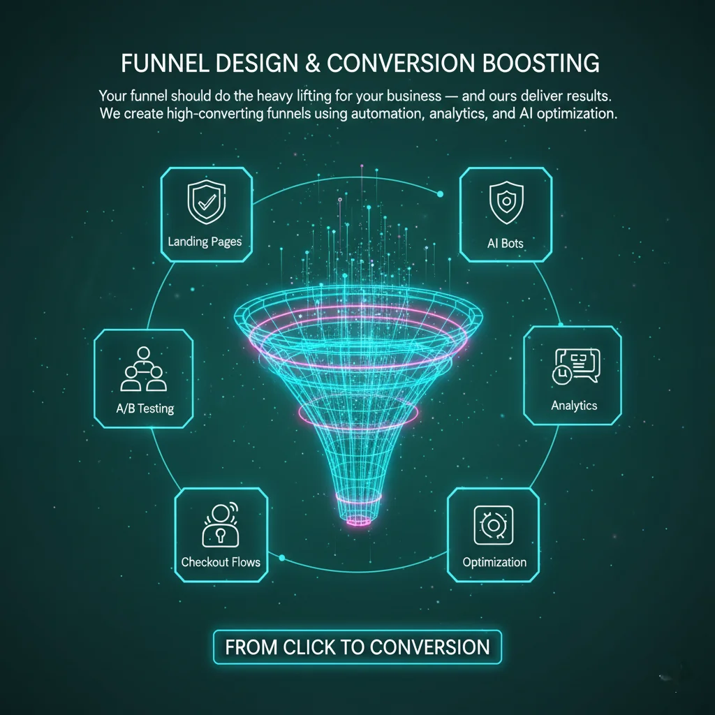 Funeel desgin & conversion Boosting